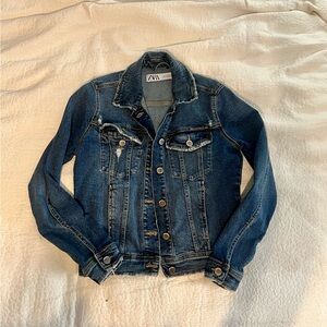Zara Dark Blue Denim Jacket
